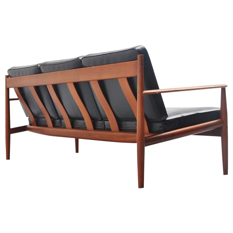 Grete Jalk 118 Lounge Sofa in Teak, Denmark, 1960