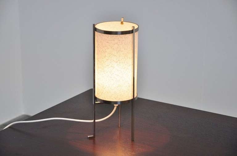Mid-Century Modern H Fillekes table lamp for Artiforte 1958