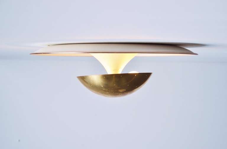 Gino Sarfatti Arteluce 155PX ceiling lamp 1950 In Excellent Condition In Roosendaal, Noord Brabant