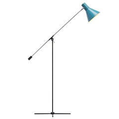 Belgian Floor Lamp with Adjustable Arm, 1960