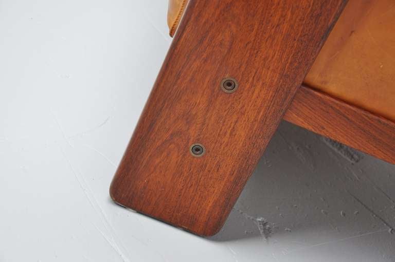 Rosewood Tobia Scarpa Bastiano Lounge Chairs Gavina 1960