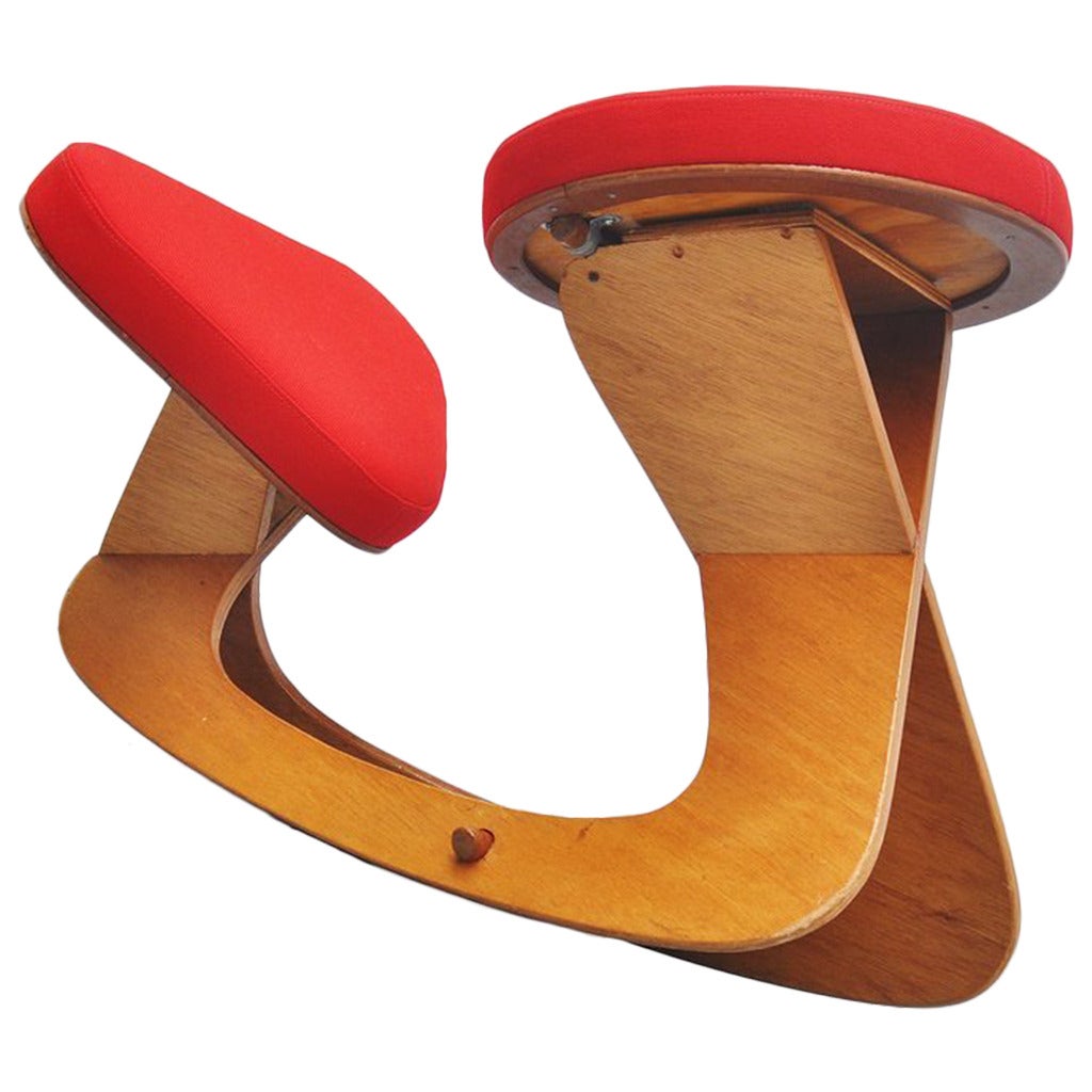 Ergonomic Stool by Hugo Holland, 1990