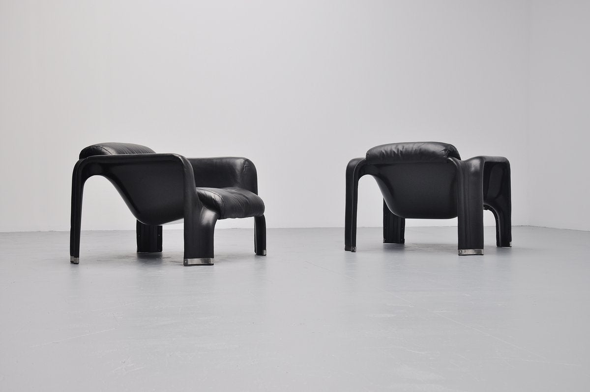 Scandinavian Modern Pekka Perjo Pohjola Lounge Chairs for Haimi Oy, Finland, 1965