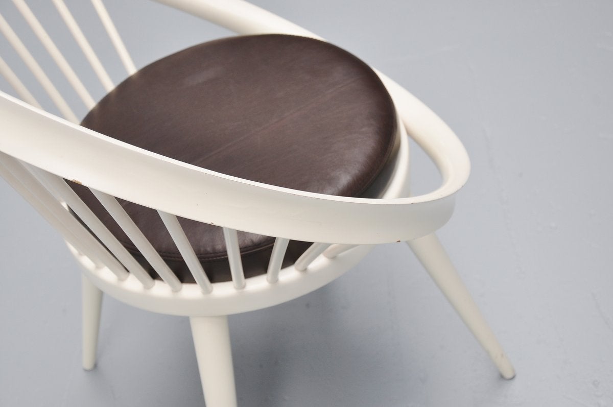 Yngve Ekstrom Circle Chairs for Swedese, 1960 In Good Condition In Roosendaal, Noord Brabant