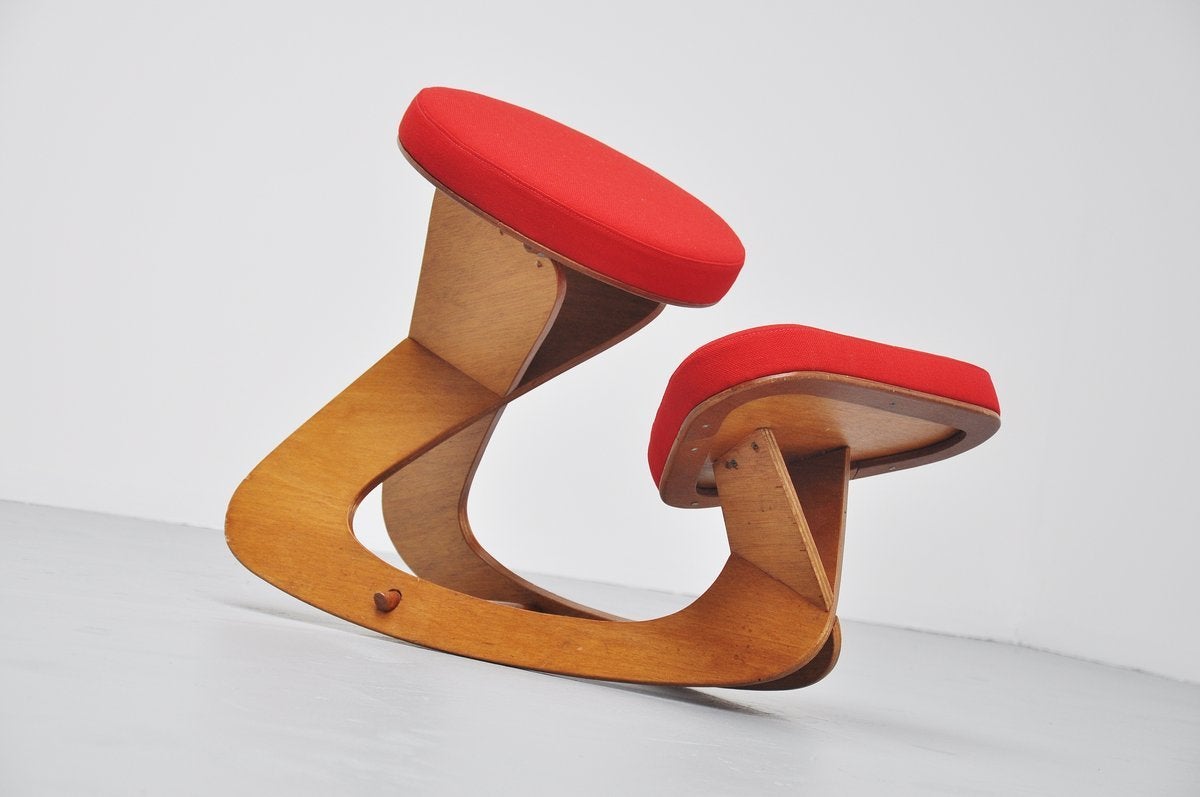 Ergonomic Stool by Hugo Holland, 1990 3