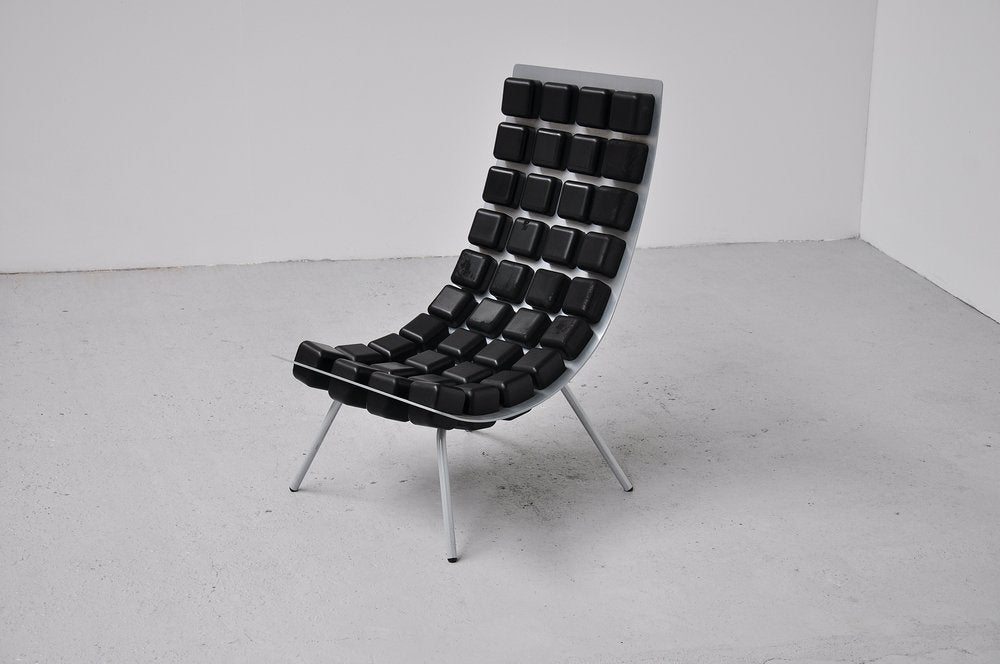 Aluminum Kombinat easy chair for Hidden