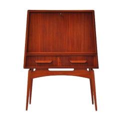 Teak Danish folding desk