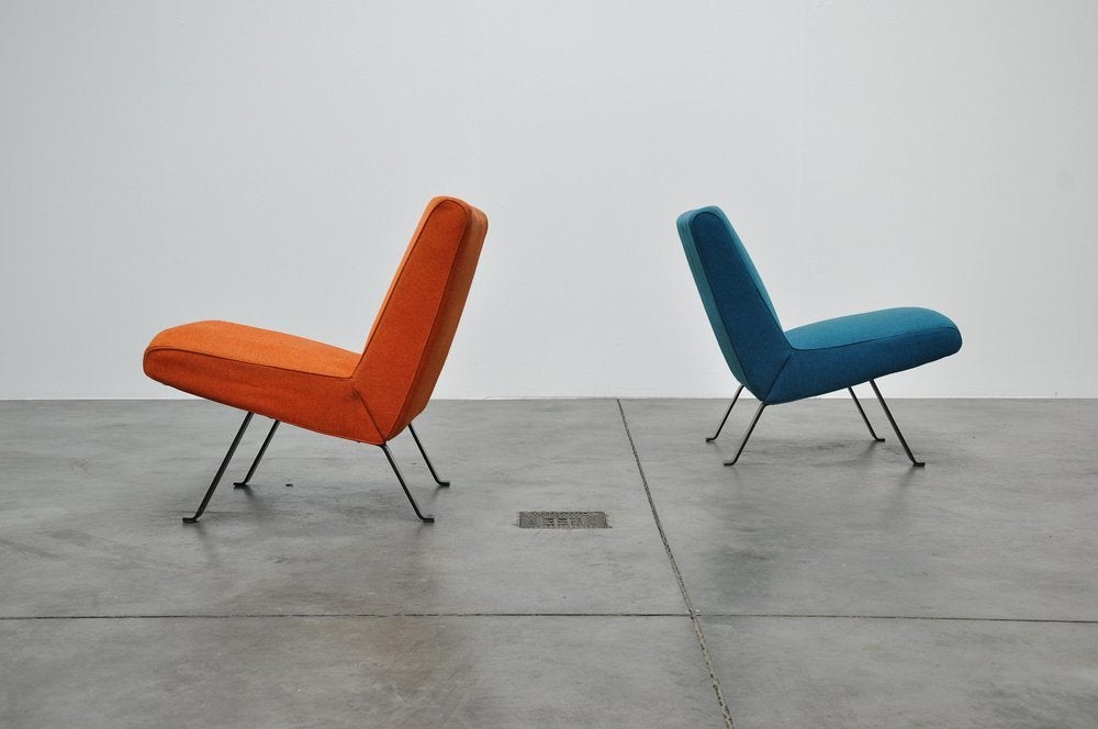 Mid-20th Century Joseph Andre Motte Artifort easy chairs