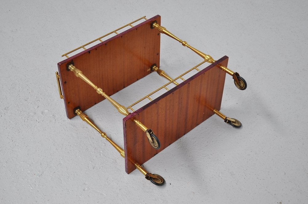 Aldo Tura serving tea cart 4