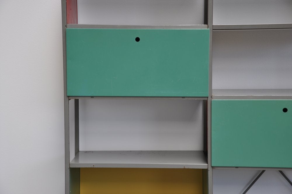 Mid-20th Century Wim Rietveld 663 Gispen bookcase unit