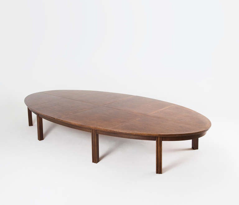 extra large oval dining table