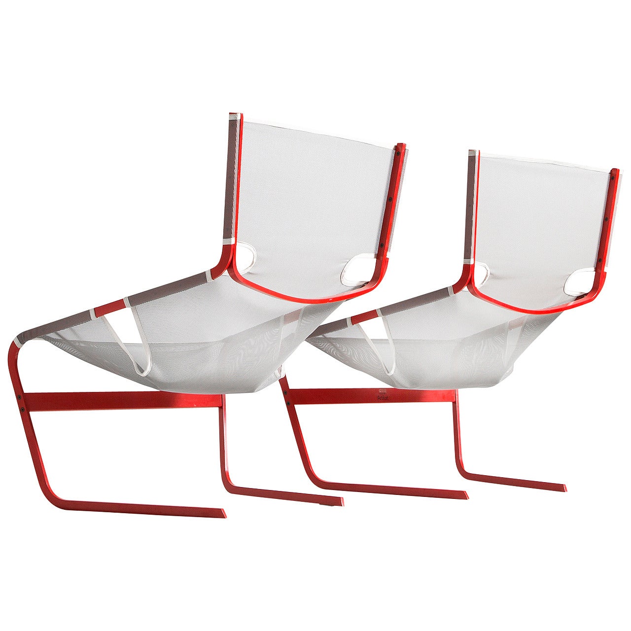 Set of Pierre Paulin Lounge Chairs, Model 444
