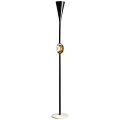 'Eye' Floor Lamp Designed by Angelo Lelii for Arredoluce