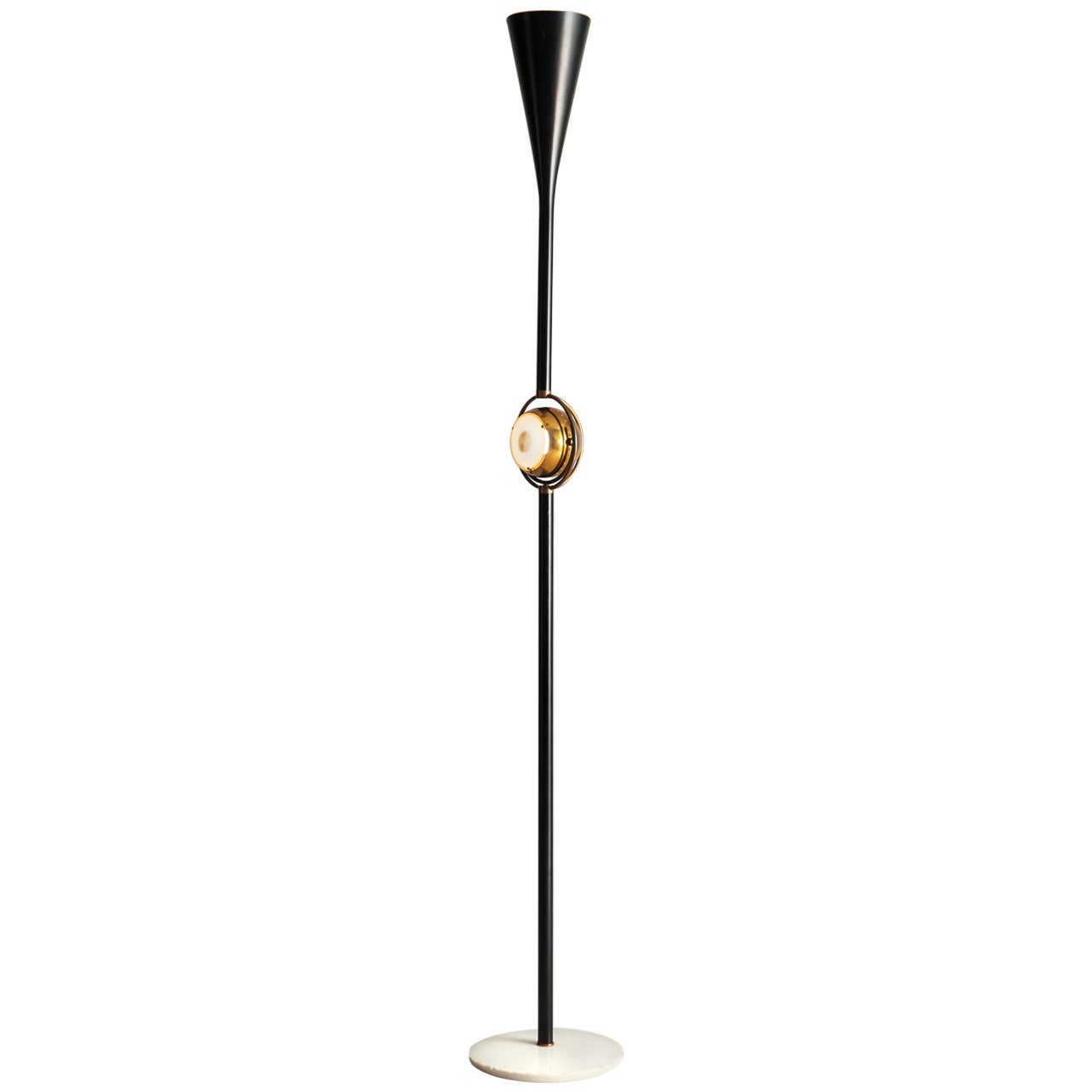'Eye' Floor Lamp Designed by Angelo Lelii for Arredoluce