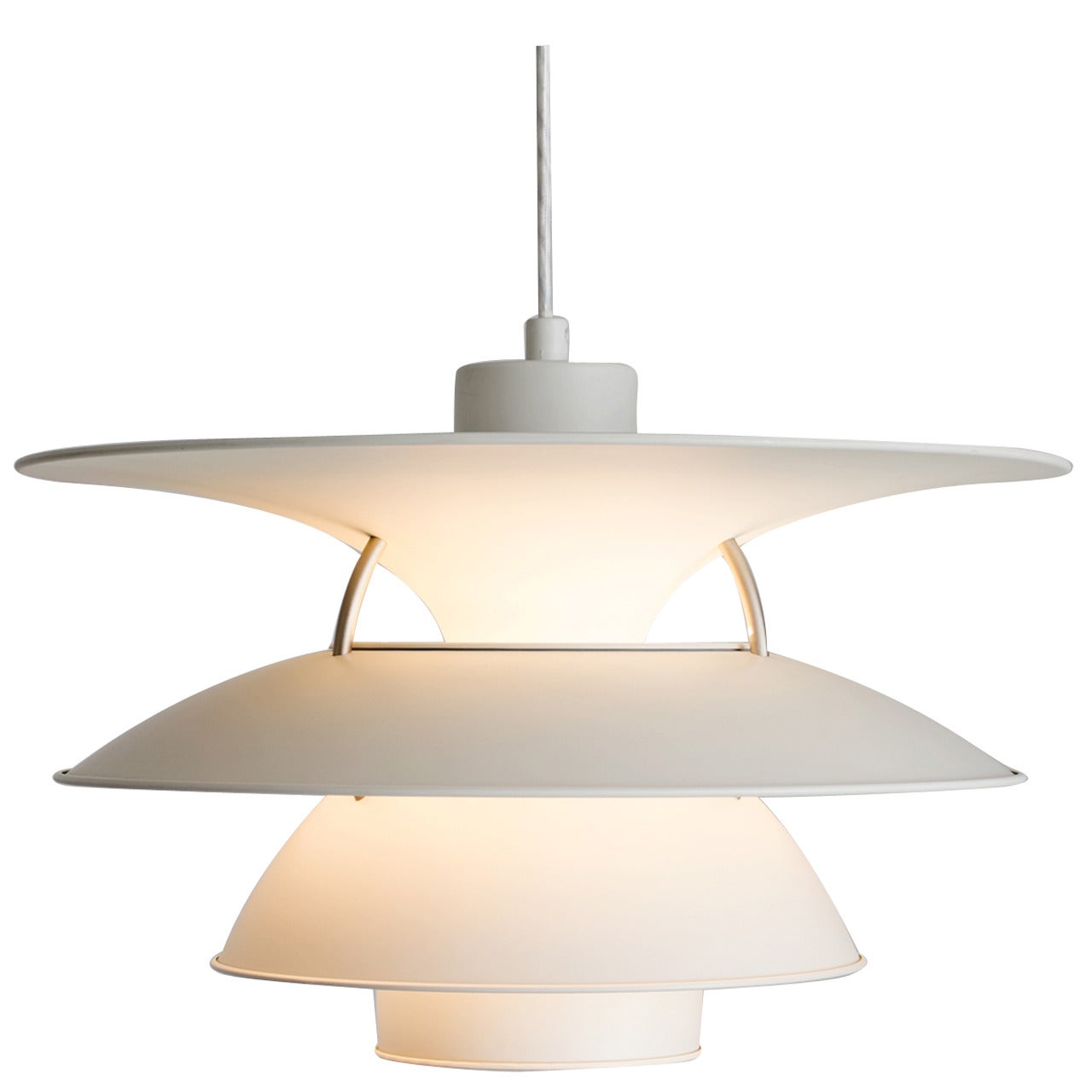 Set of Two Charlottenburg Pendant Lamps by Poul Henningsen