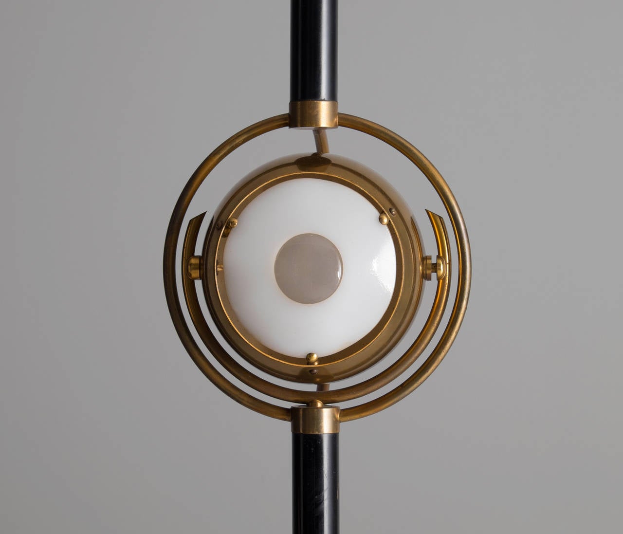 Italian 'Eye' Floor Lamp Designed by Angelo Lelii for Arredoluce