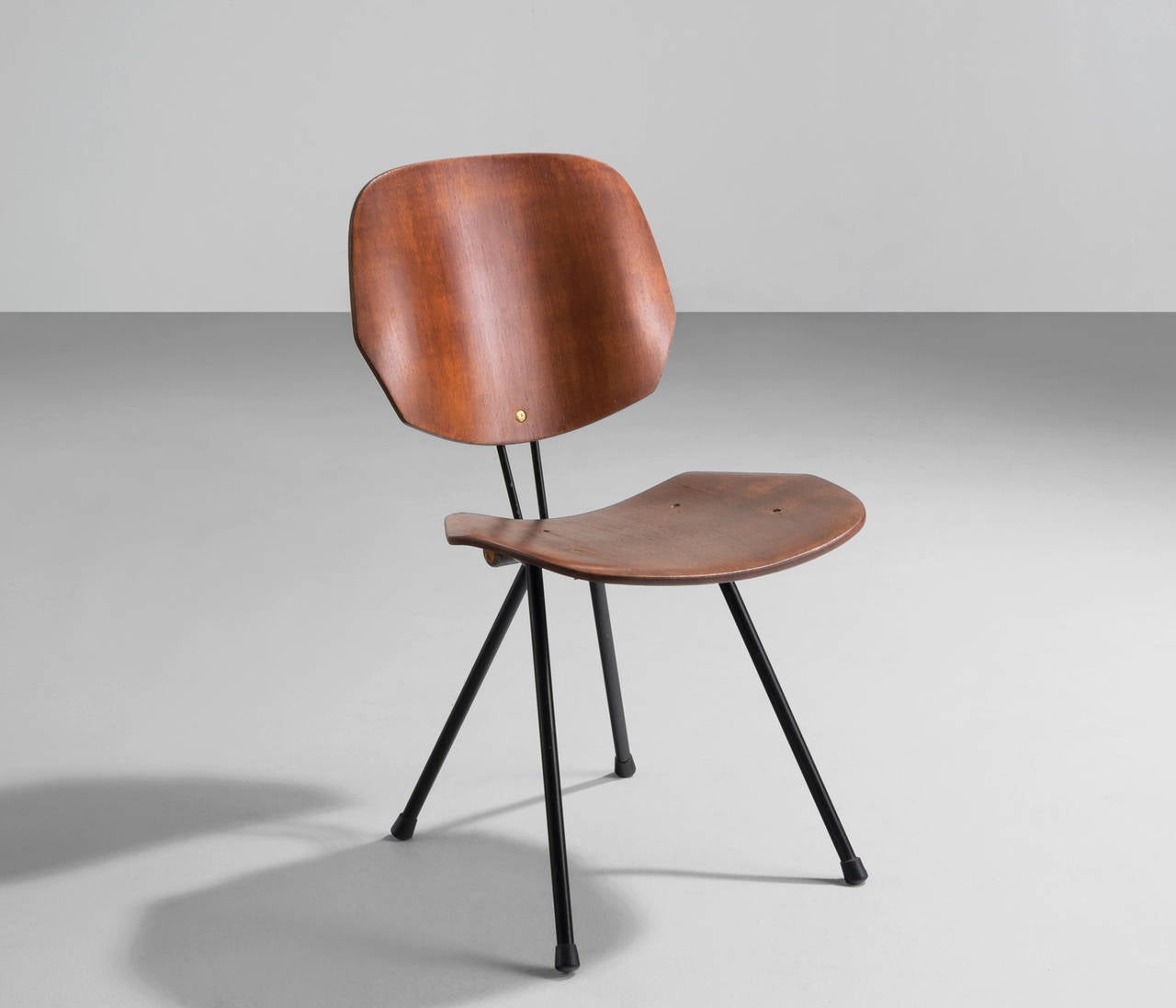 Metal Osvaldo Borsani 'S88' Folding Chair for Tecno