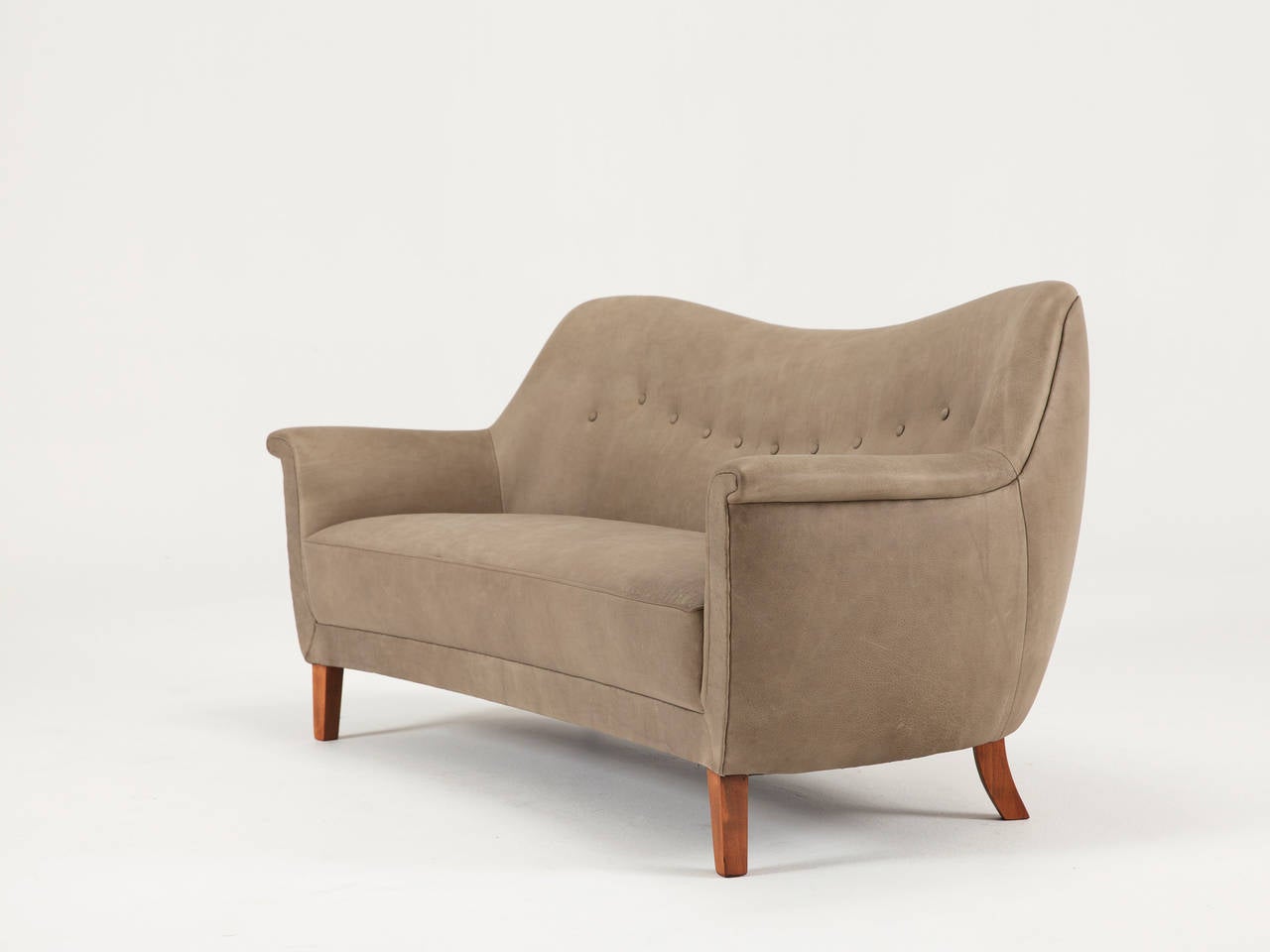 organic shaped sofa