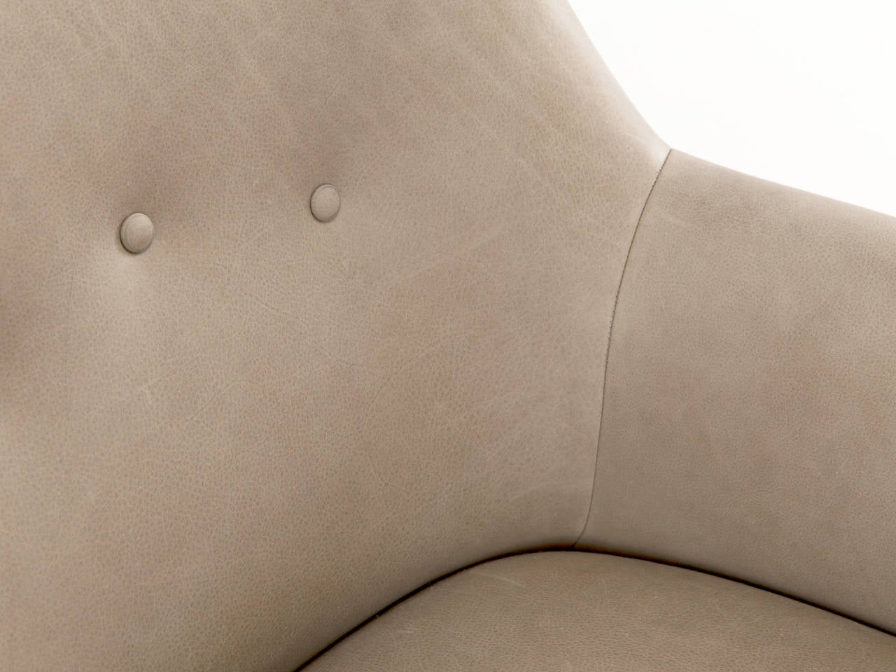 Organic Shaped Curved Danish Sofa, Reupholstered 1