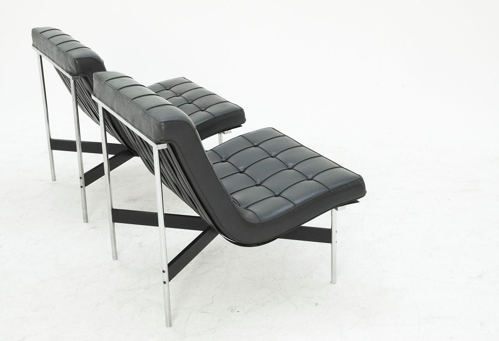 American New York Lounge Chairs by Katavolos Littel and Kelley, USA 1952