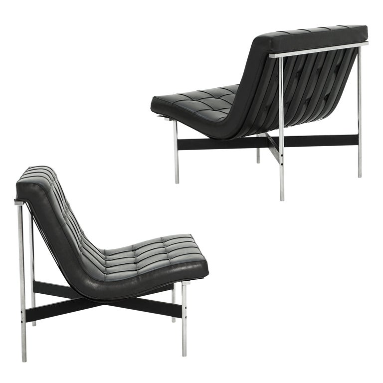 New York Lounge Chairs by Katavolos Littel and Kelley, USA 1952