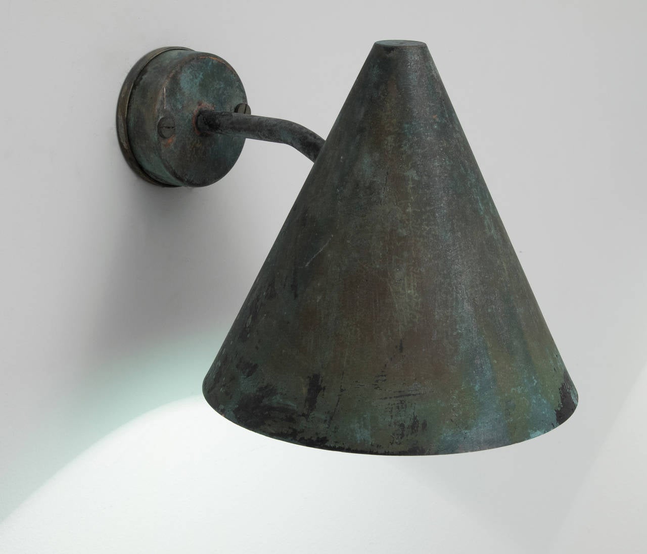 Mid-Century Modern Seven Hans-Agne Jakobsson Copper Outdoor Wall Lights