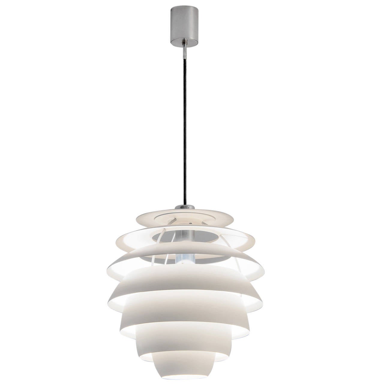 Round Pendant by Stilnovo.

This fixture emits a pleasant glare-free light. The matte lacquered shades and glossy tops provide a beautiful reflection of scattered light, creating uniform light distribution around the fixture.

Free shipping for