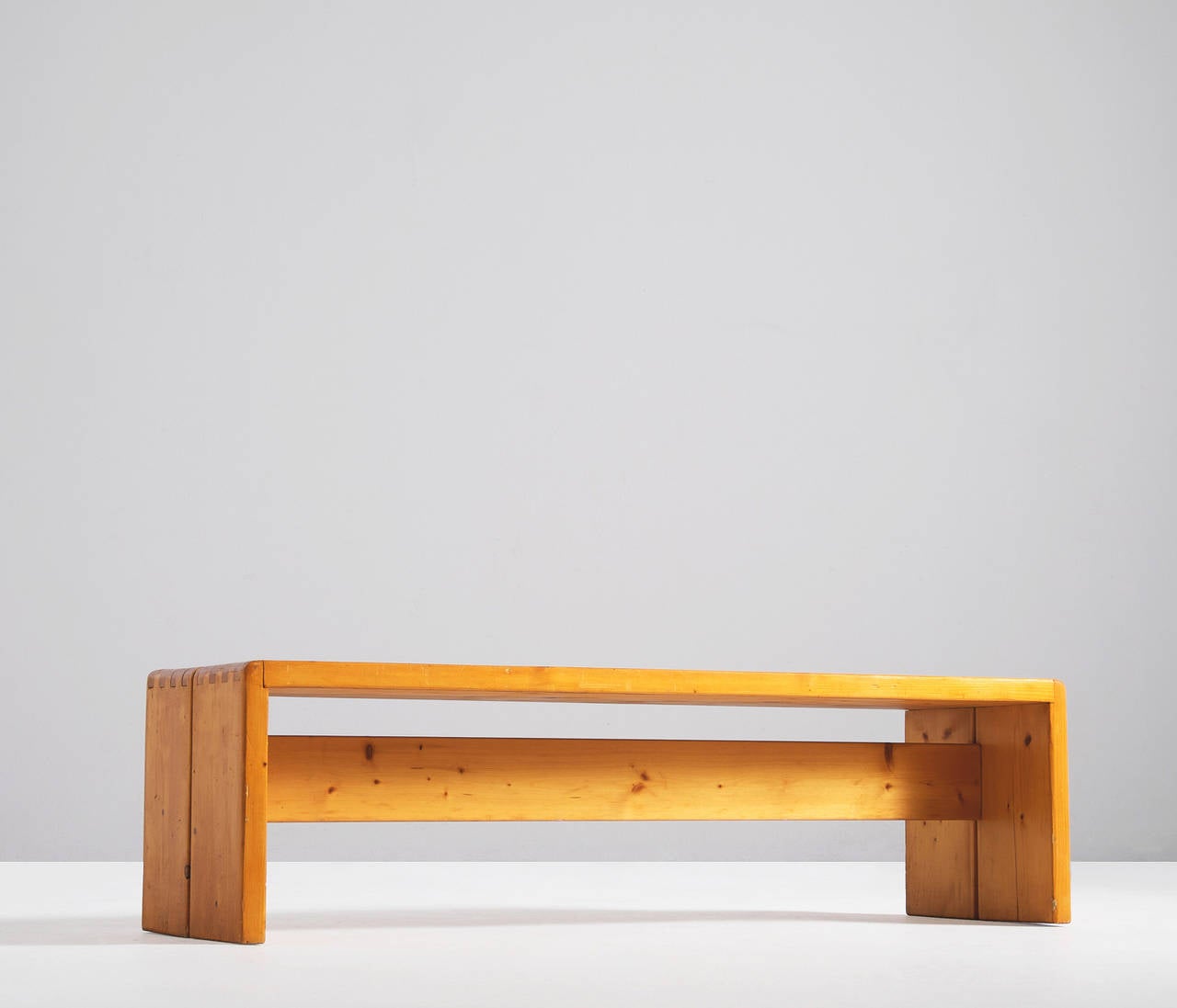 Charlotte Perriand Benches in Solid Pine In Excellent Condition In Waalwijk, NL