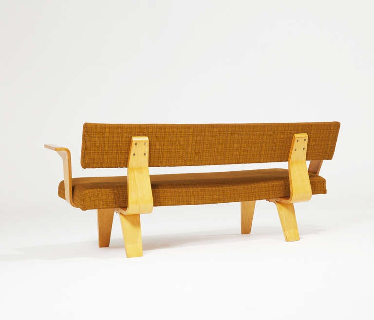 Dutch Plywood sofa designed in 1947 by Cor Alons