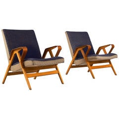 Early 1950s Plywood Lounge Chairs 4