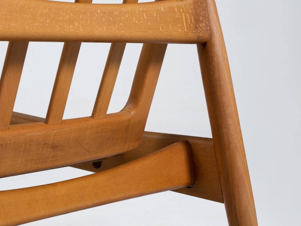 Danish Arne Vodder Set of Two Adjustable Lounge Chairs in Oak