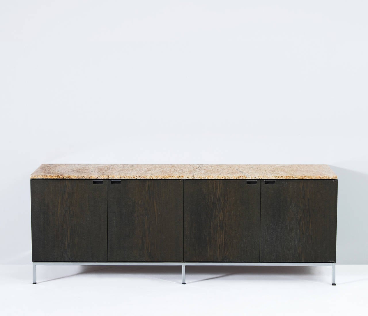 Mid-Century Modern Florence Knoll Sideboard with Marble Top for Knoll International