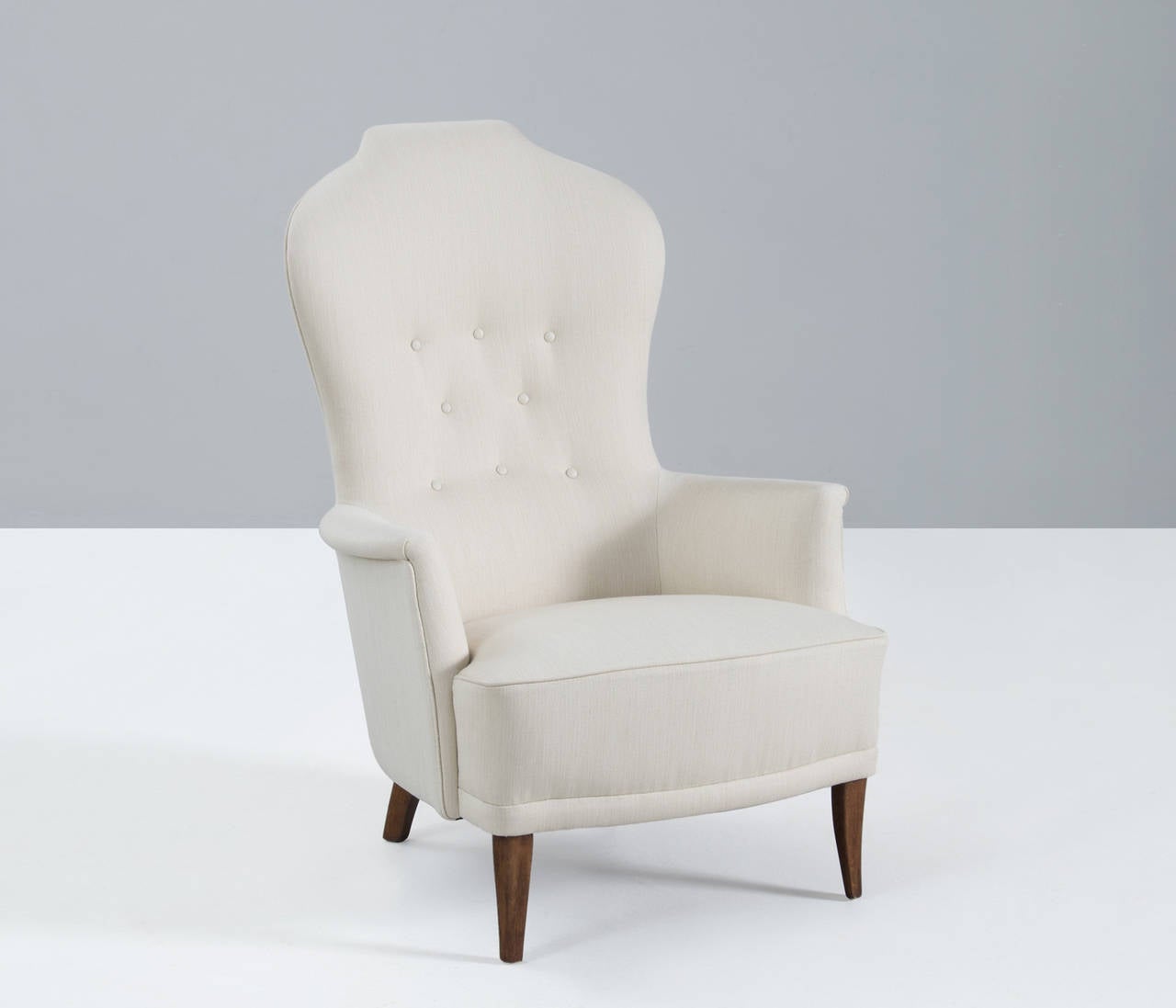 Swedish Carl Malmsten 'Farmor' Lounge Chair