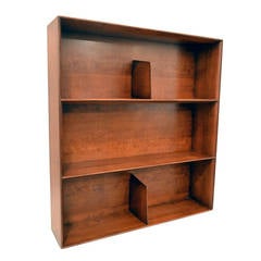 Modernist Sculpted Wall Bookcase by Gio Ponti