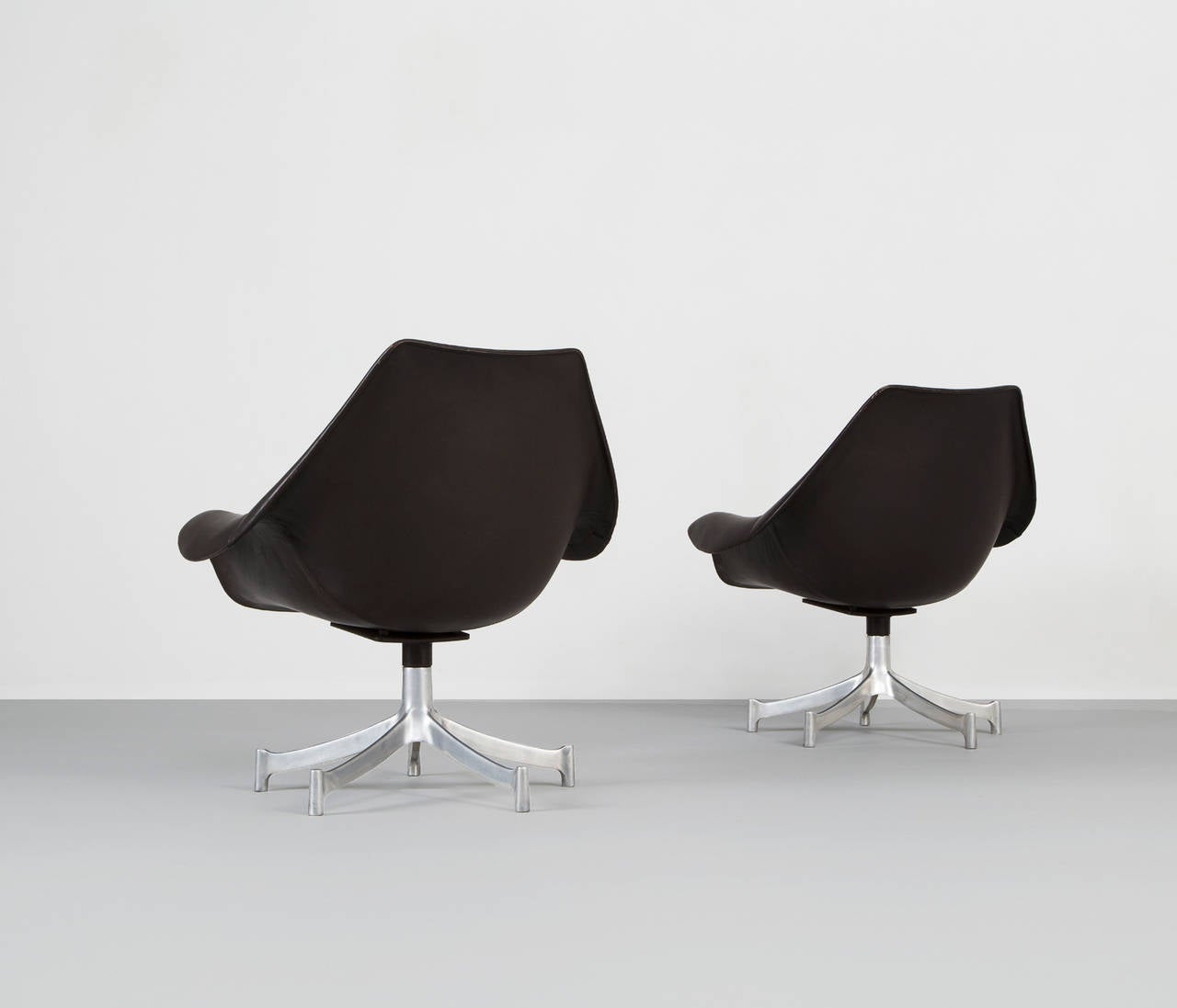 Scandinavian Modern Set of Two Office Chairs Designed by Jørgen Lund and Ole Larsen