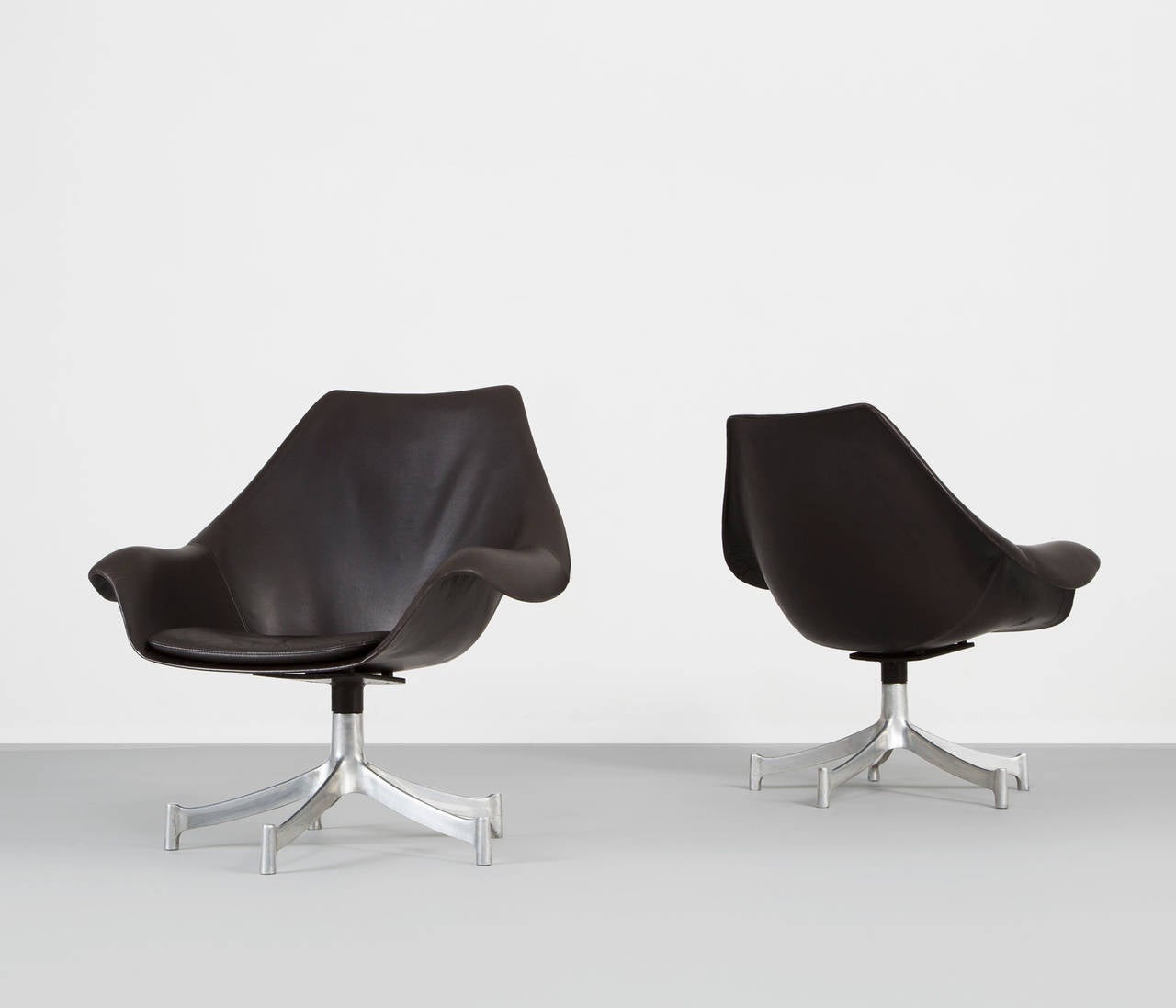 Danish Set of Two Office Chairs Designed by Jørgen Lund and Ole Larsen