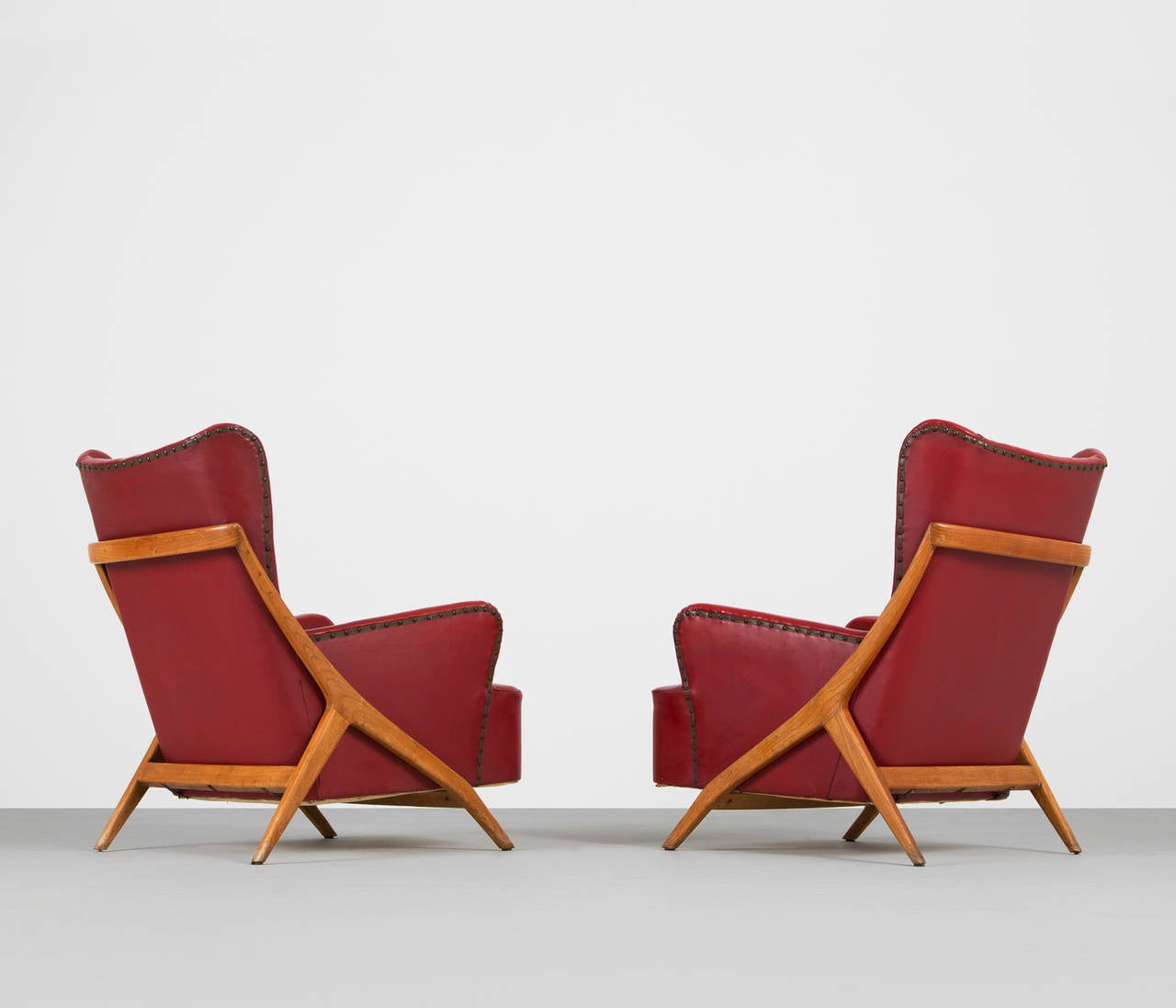 Italian Set of Two Lounge Chairs by Mario Gottardi, Italy