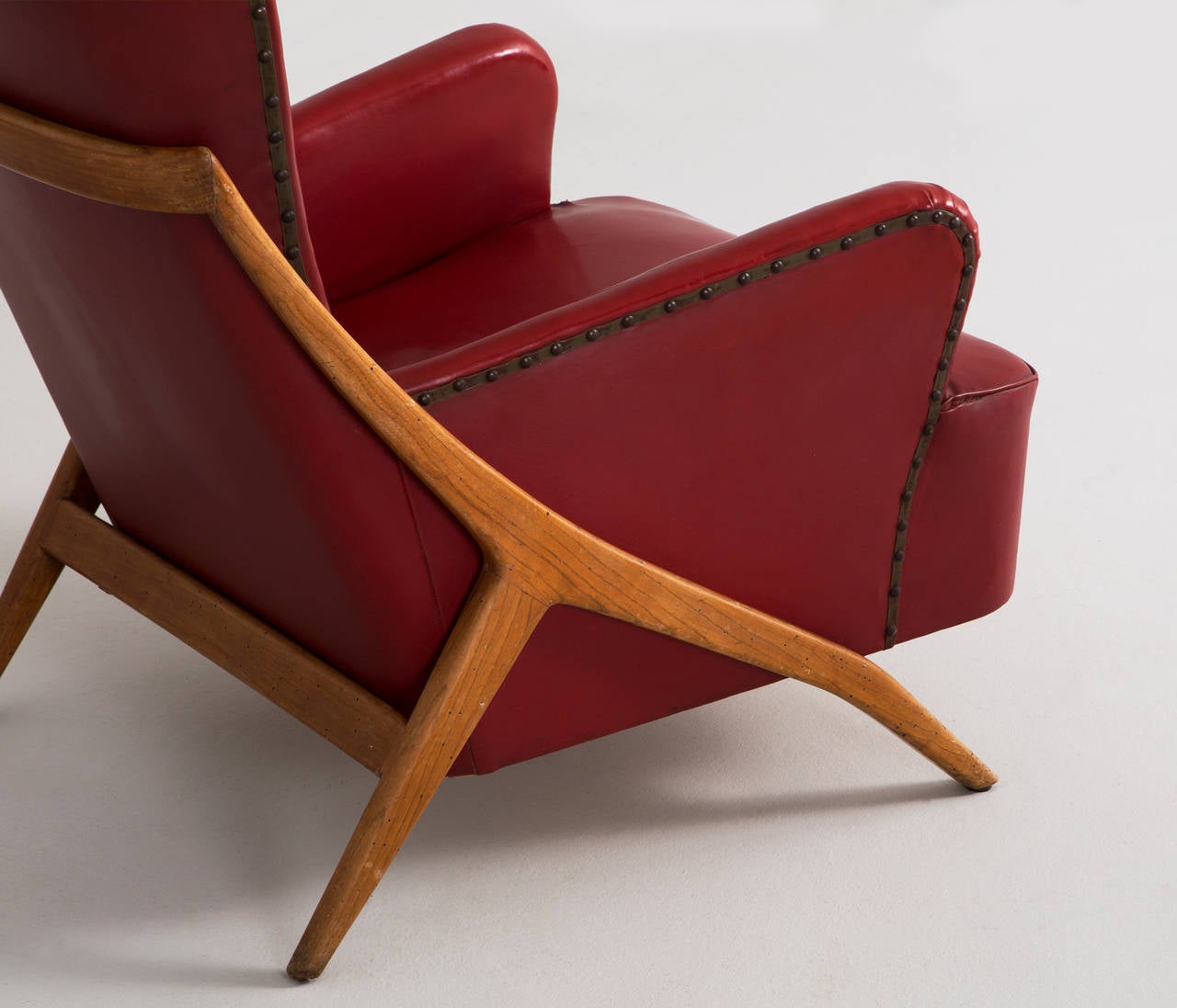 Mid-20th Century Set of Two Lounge Chairs by Mario Gottardi, Italy