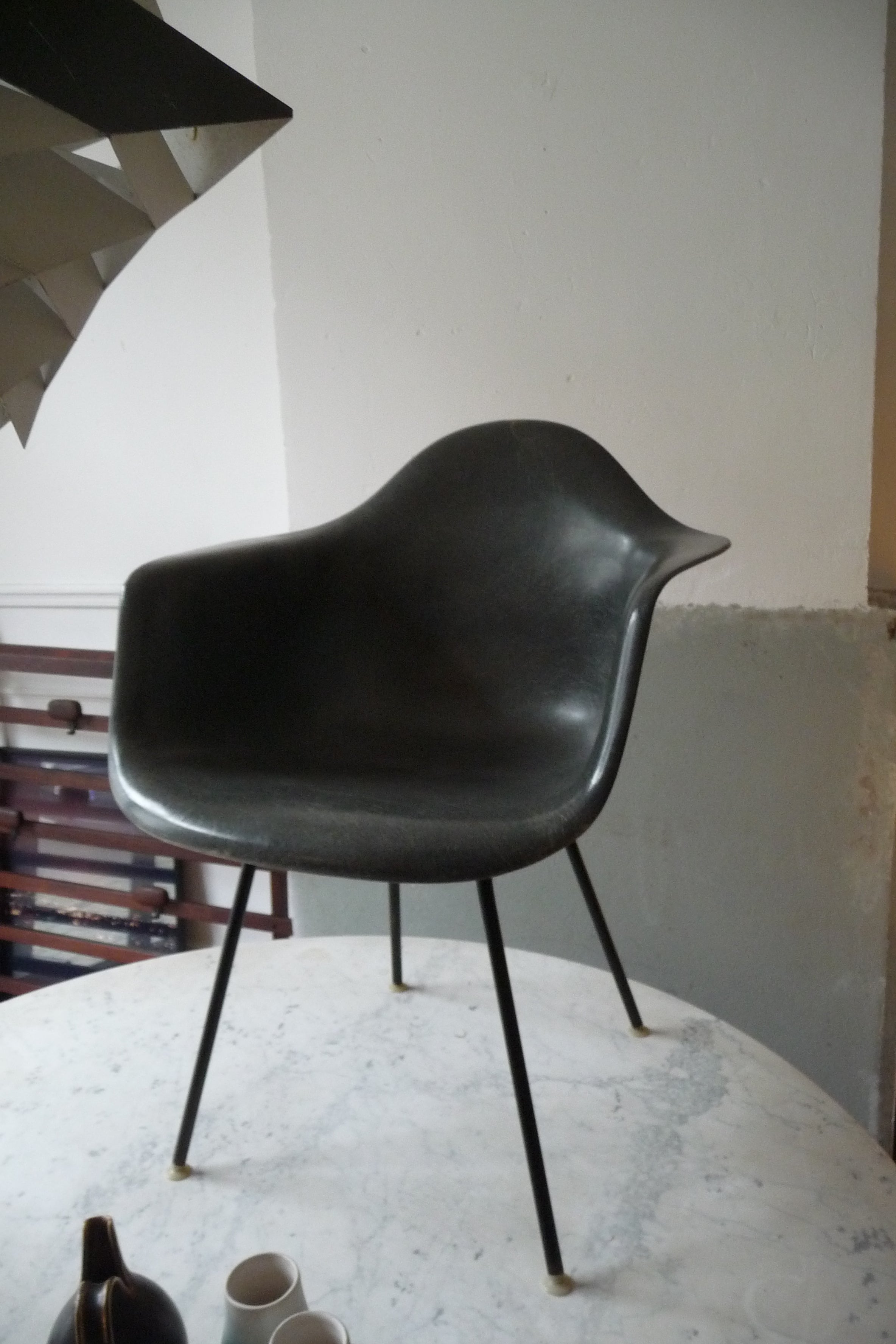 Charles and Ray Eames Elephant Grey Armchair For Sale