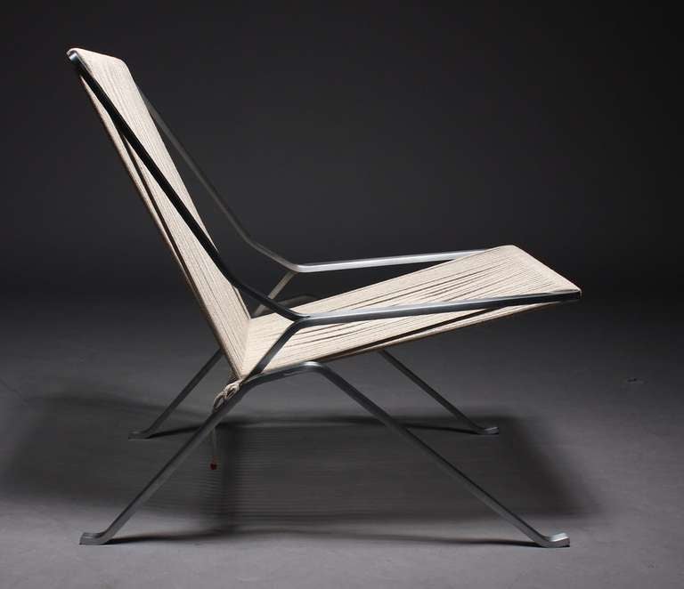 Mid-20th Century Poul Kjærholm. PK 25 Lounge chair, produced by Fritz Hansen