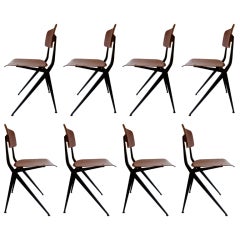 8 Industrial chairs Friso Kramer style