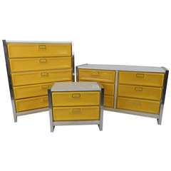 Retro 1970s Loewy Style Dressers