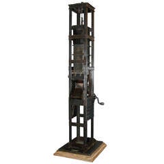 Late 19th Century Model Of A Mine Tower