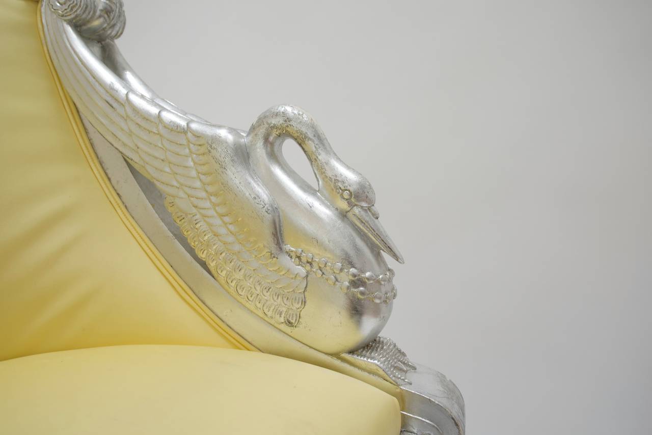French Pair of Philippe Starck Swan Armchairs