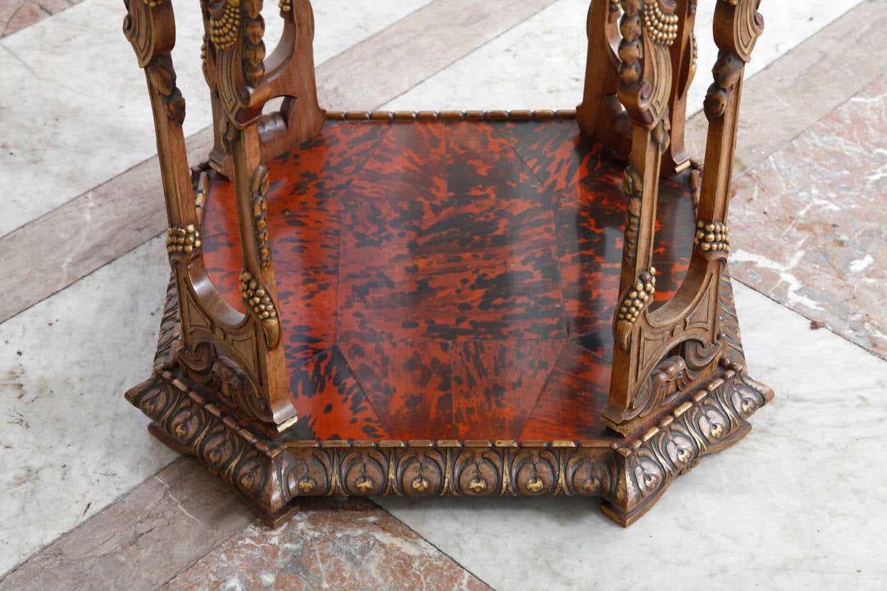 Maison Franck Red Tortoise Tea Table In Good Condition In Antwerp, BE