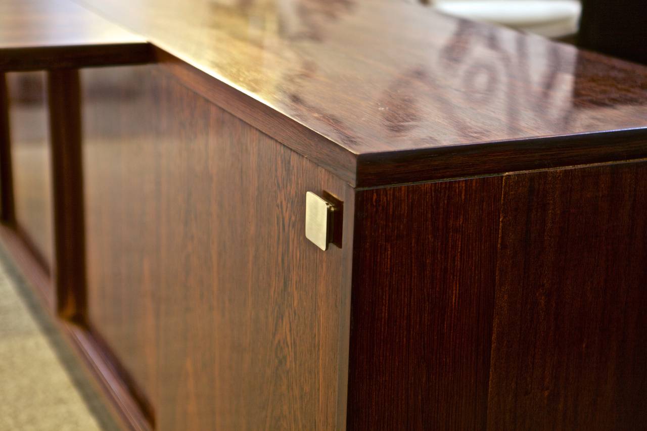 Mid-20th Century Alfred Hendrickx Rosewood Desk Cabinet