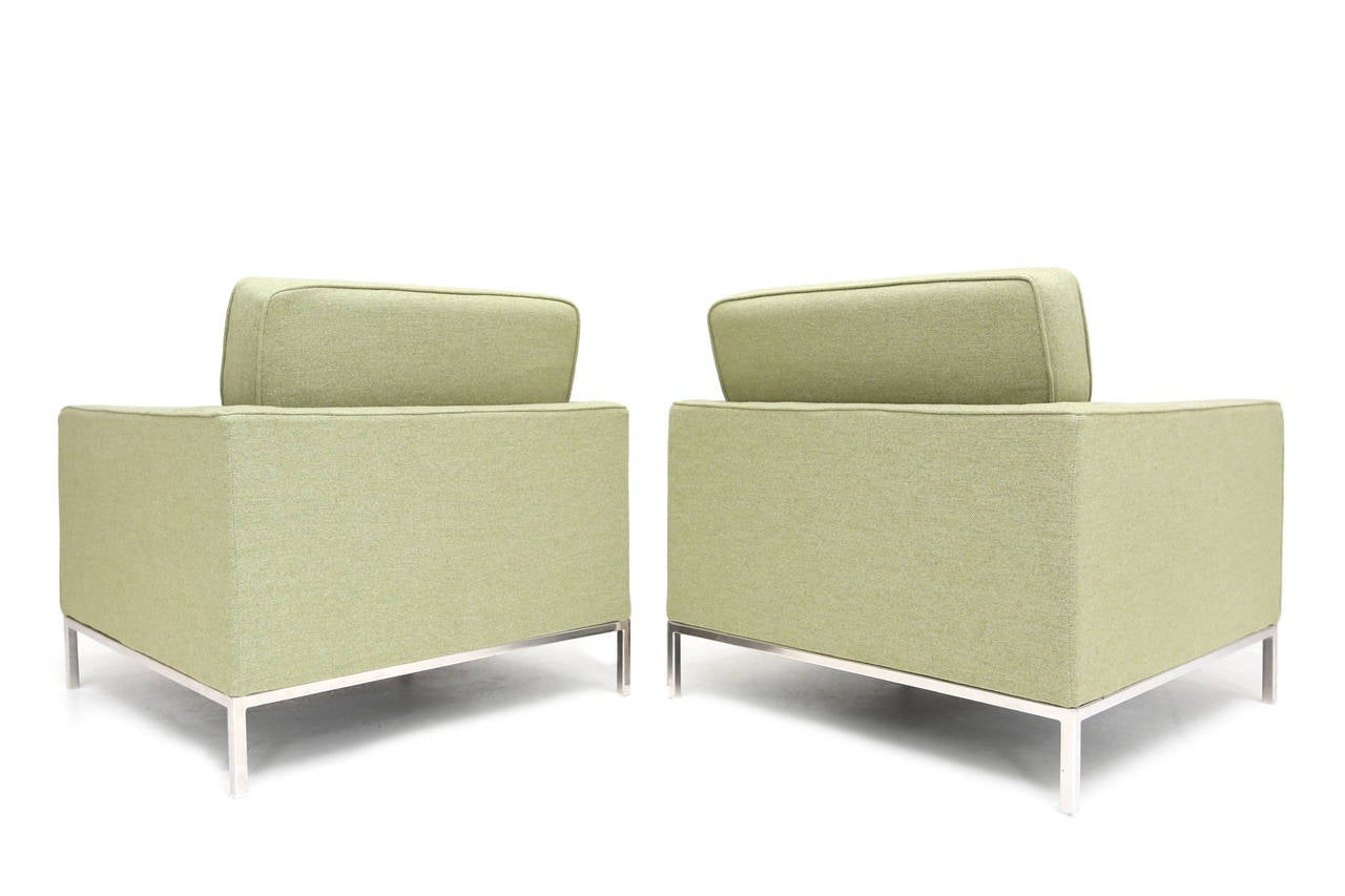 American Pair of Florence Knoll Easy Chairs