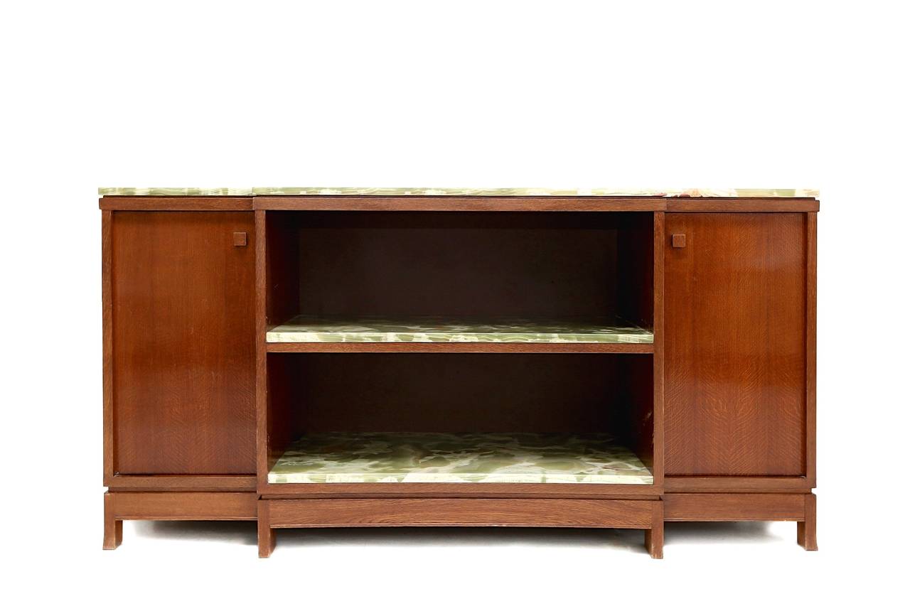 Mid-Century Modern Emiel Veranneman Onyx Marble Credenza For Sale