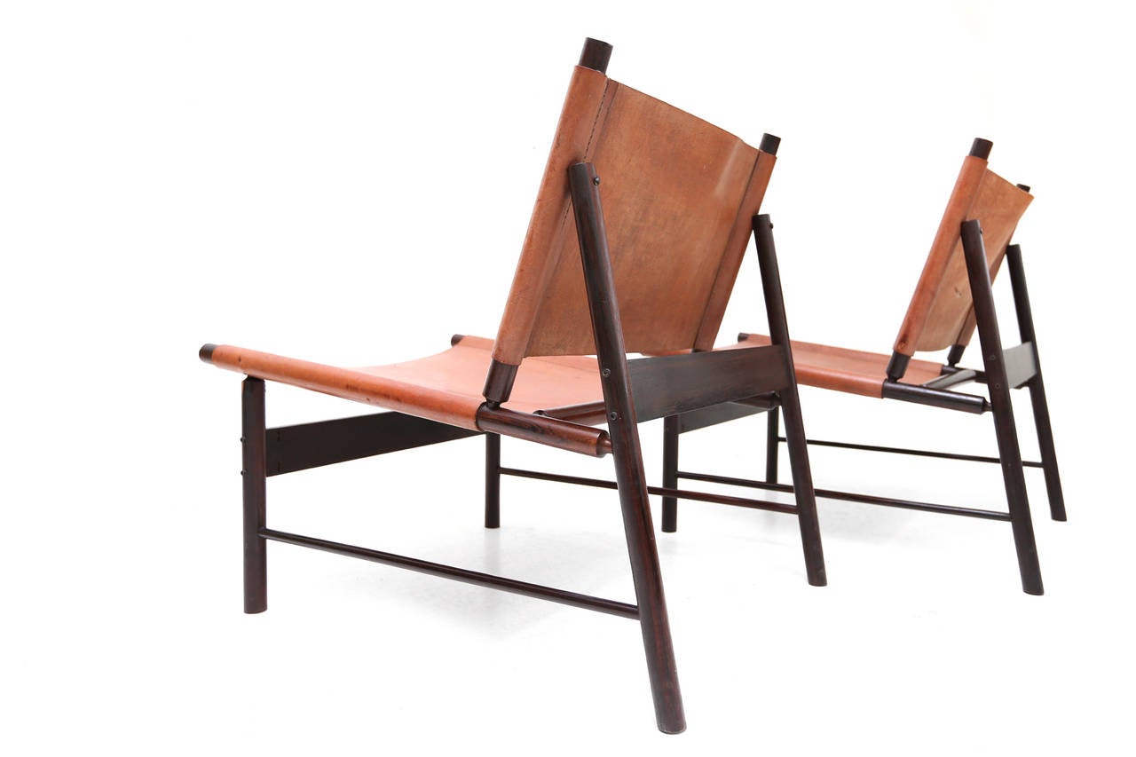 Jorge Zalszupin Pair of Lounge Chairs In Excellent Condition In Antwerp, BE