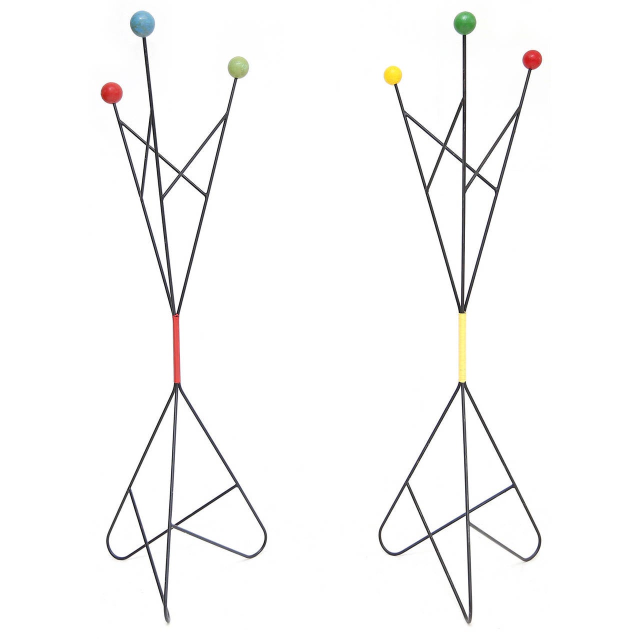 Pair of Modernist Coat stands For Sale at 1stdibs